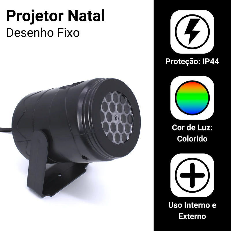 Projetor LED Natalino com Laser para Jardim