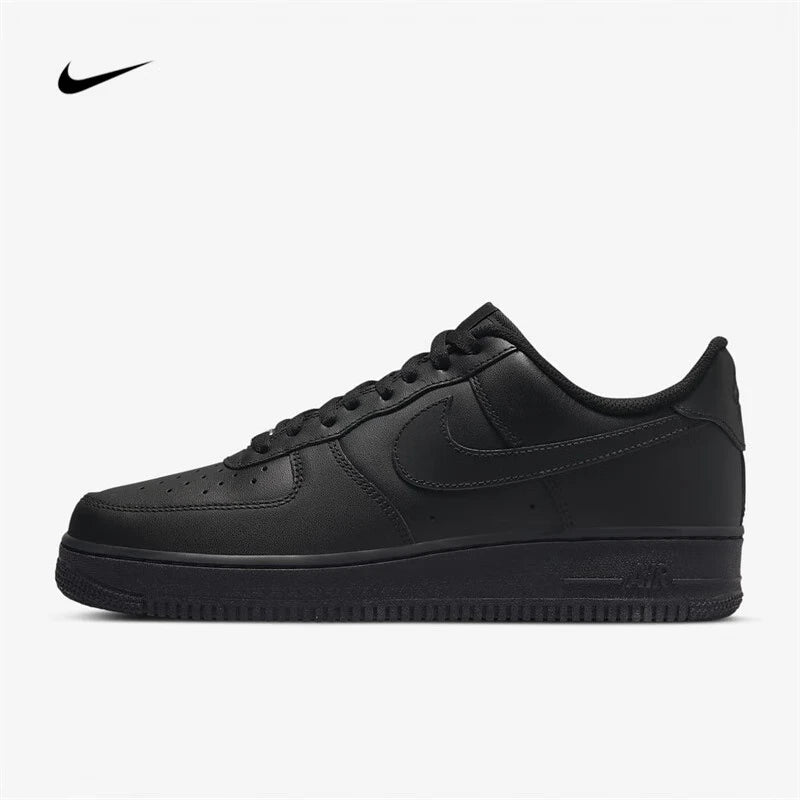 Nike Air Force 1 Unissex - Calçados de Skateboarding Estilosos em Preto e Branco, Confortáveis e Ideais para Esportes Casuais! - IMPORTADO